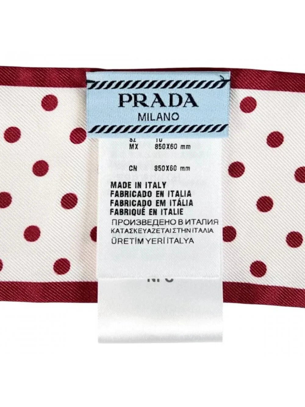 Prada Scarf Seasonal Print Twill Silk Pink